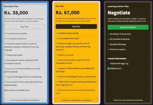 [Fingrei IELTS] Fingrei IELTS - Pro Plan